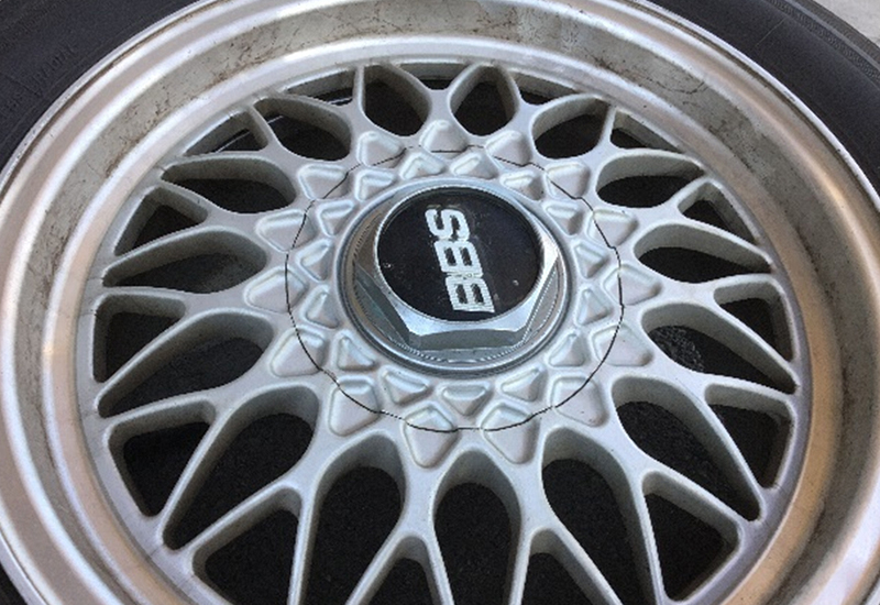 タイヤ・ホイールを洗う前