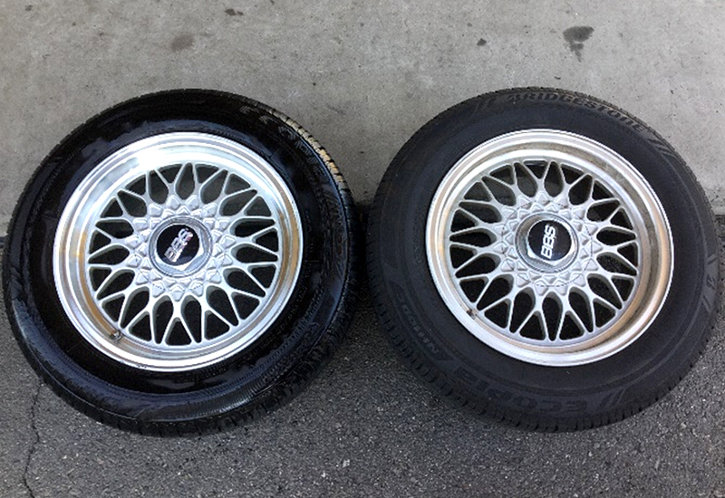 タイヤをしっかり乾かす