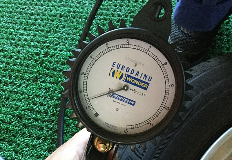 車種ごとのタイヤ・空気圧チェック