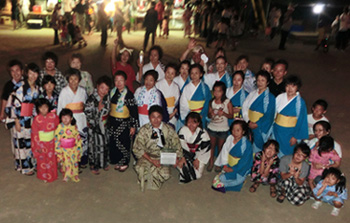 中野盆踊りwithタイヤショップ早野