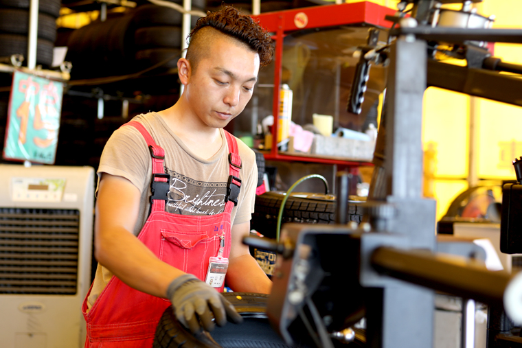 先輩の1日　出勤