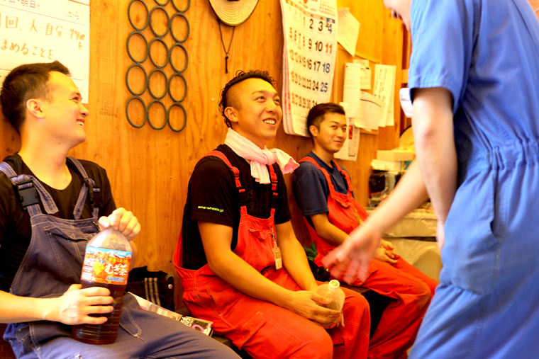 先輩の1日　休憩