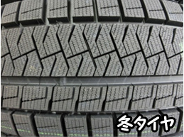 夏タイヤ・冬タイヤどうちがうの？