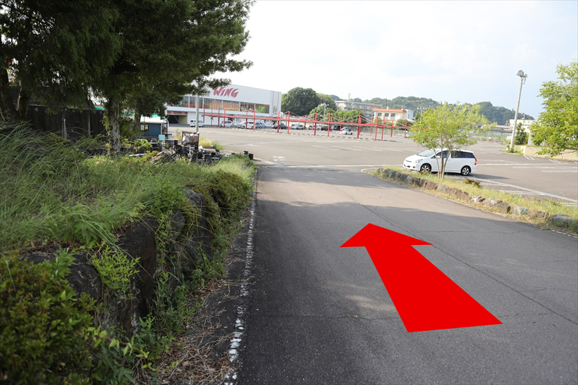 タイヤショップ早野 道路からのアクセス