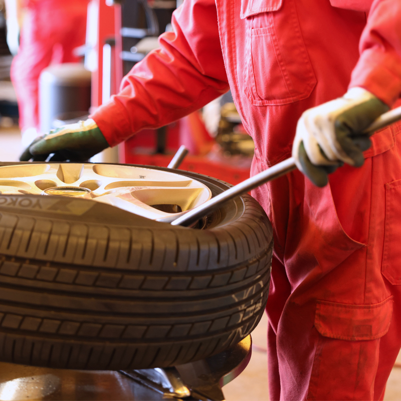 持ち込みタイヤの交換